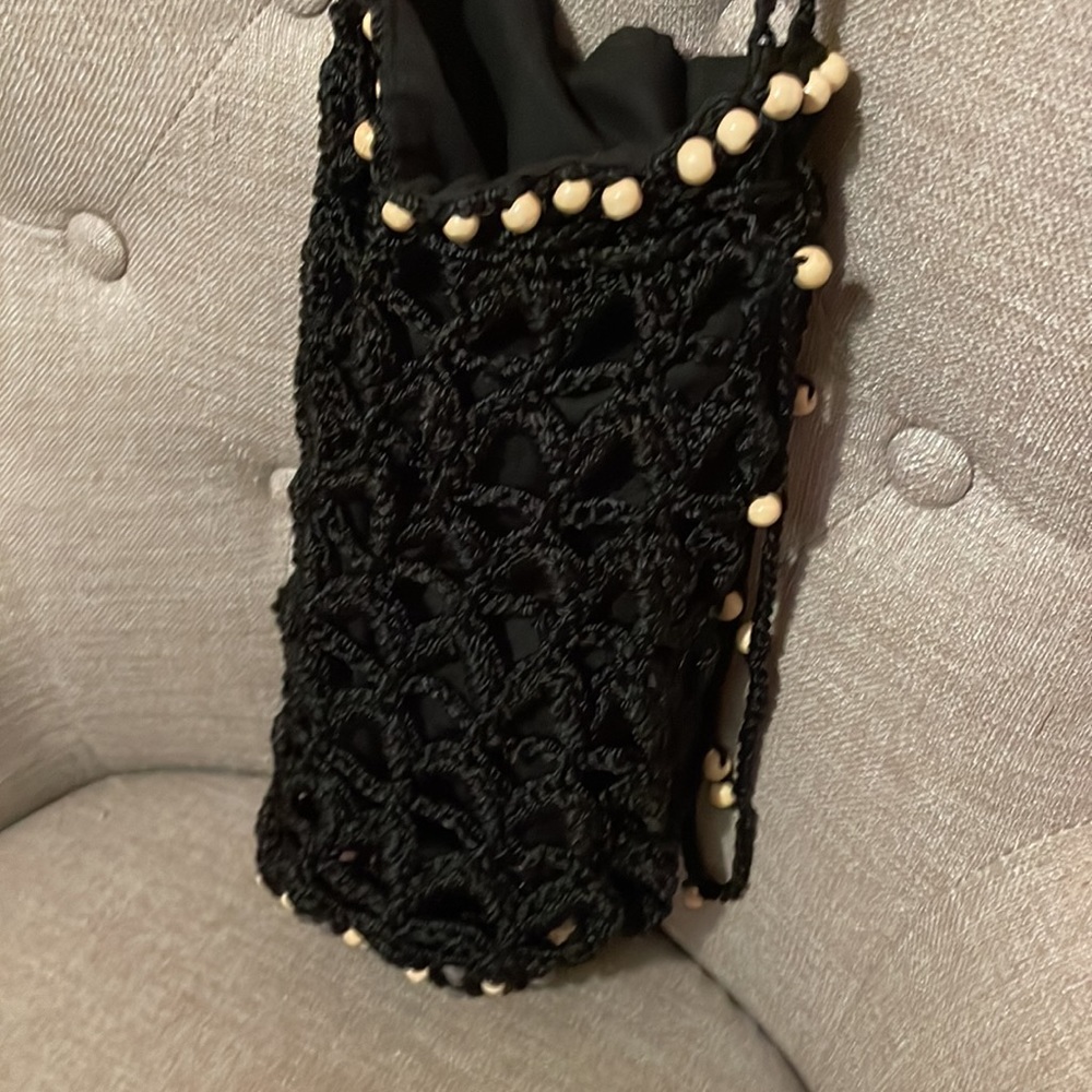 Free People Thin Hobo Beaded Bag NWOT - Picture 5 of 10